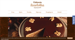 Desktop Screenshot of cukierniaszarlotka.pl